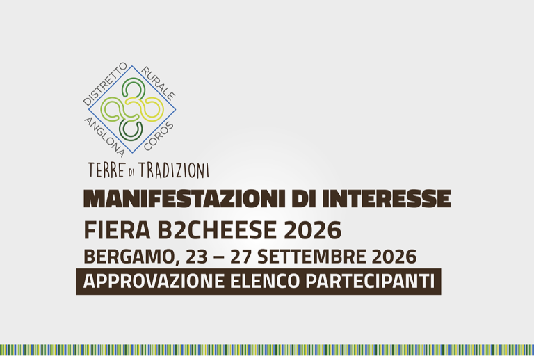 Manifestazione di Interesse per la partecipazione al B2Cheese 2026 - Approvazione elenco partecipanti Manifestazione di Interesse per la partecipazione al B2Cheese 2026 - Approvazione elenco partecipanti