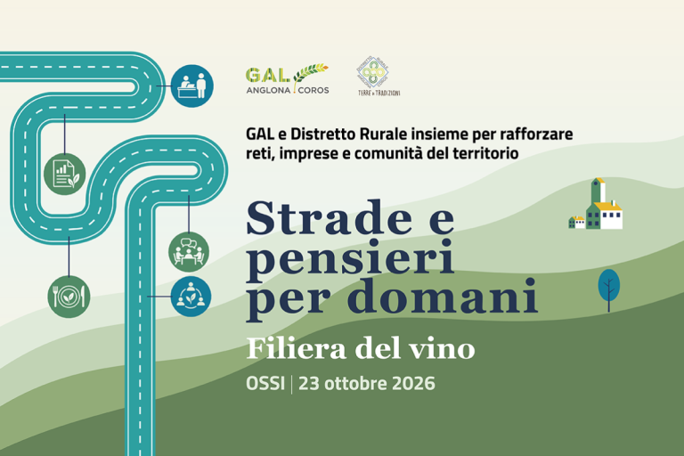 Strade e pensieri per domani: il 23 ottobre a Ossi un incontro dedicato alla filiera del vino Strade e pensieri per domani: il 23 ottobre a Ossi un incontro dedicato alla filiera del vino